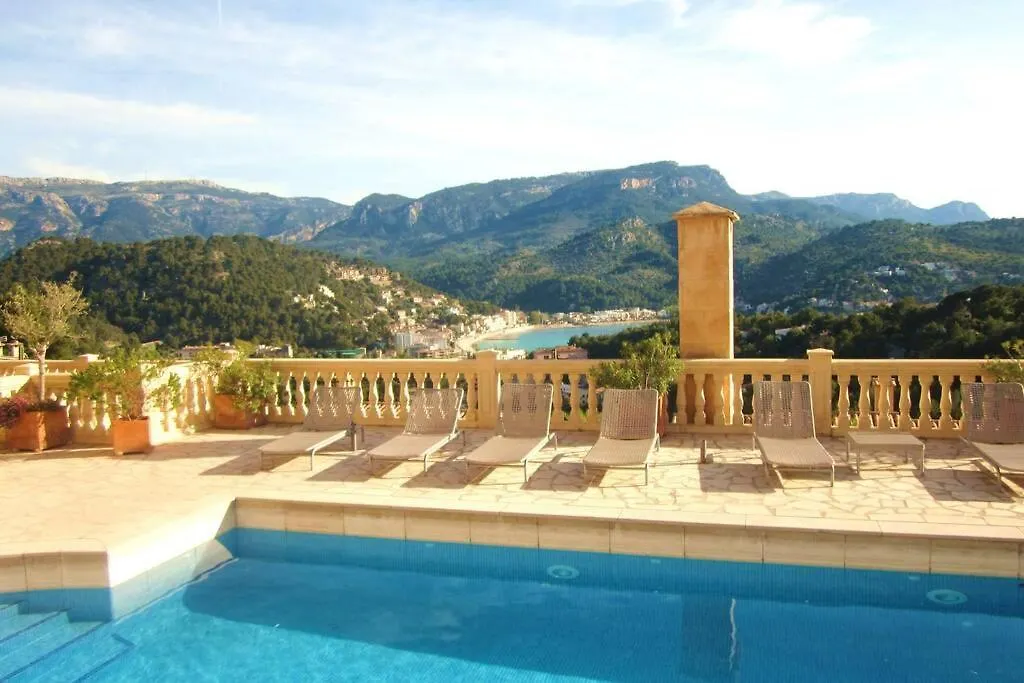 아파트 Apartamento En El Puerto De Soller Con Gran Terraza Privada Y Vistas Al Mar. Piscina Comunitaria. Localizado En Un Zona Tranquila Y Muy Soleada. Wifi Gratis Disponible. Parking.